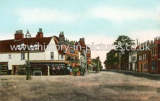 Ilford Broadway, Ilford, Essex. 1880